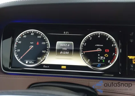 2014 Mercedes-Benz S 550 4Matic from USA, damaged, VIN WDDUG8FB9EA030819